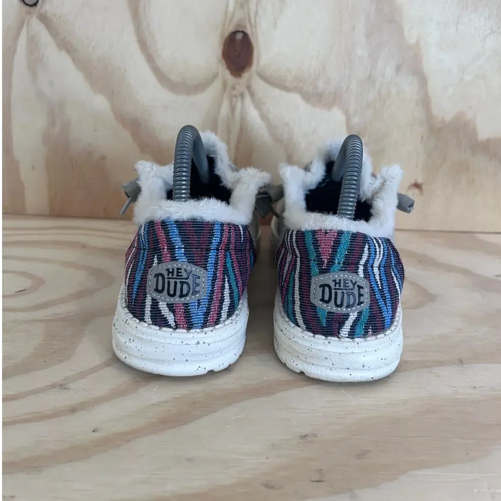 Hey Dude - Wendy Funk Wool - Moccasin - Gray - Women's - W7 - 40469-030